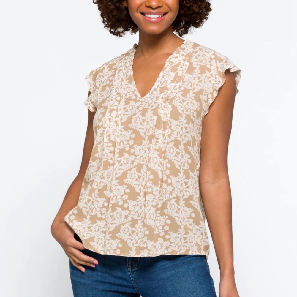 Summer Flutter Sleeve Top